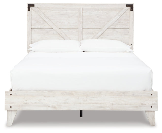 Shawburn  Crossbuck Panel Platform Bed