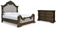 Maylee Queen Upholstered Bed with Dresser