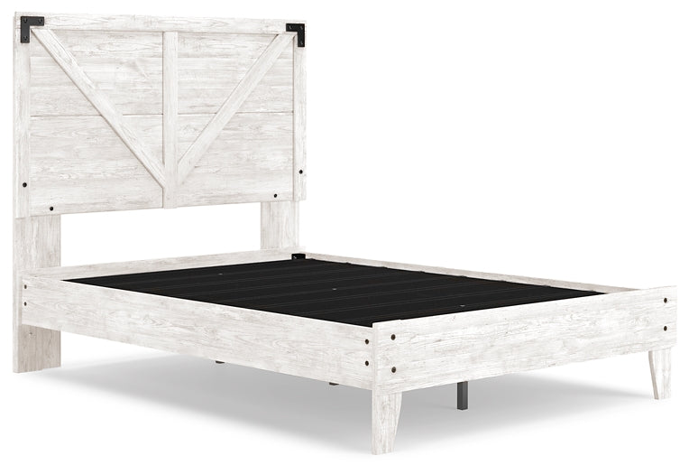 Shawburn Full Platform Bed with Dresser and 2 Nightstands