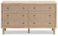 Cielden King Panel Headboard with Dresser