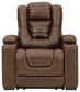 Owner's Box PWR Recliner/ADJ Headrest