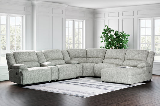 McClelland 7-Piece Reclining Sectional with Chaise