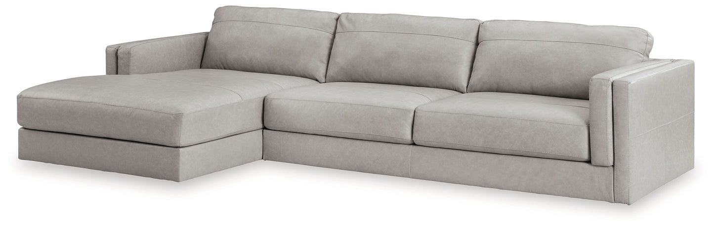 Amiata 2-Piece Sectional with Ottoman